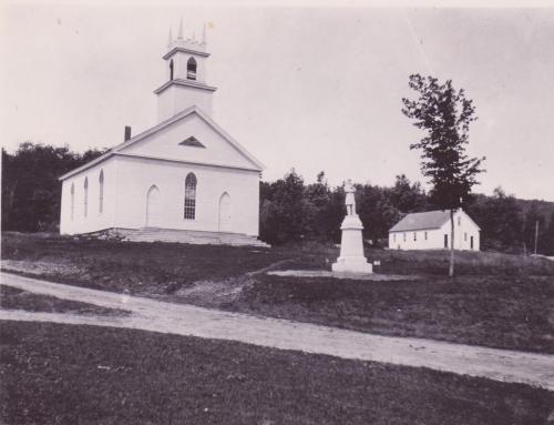 Congregational Church with the School